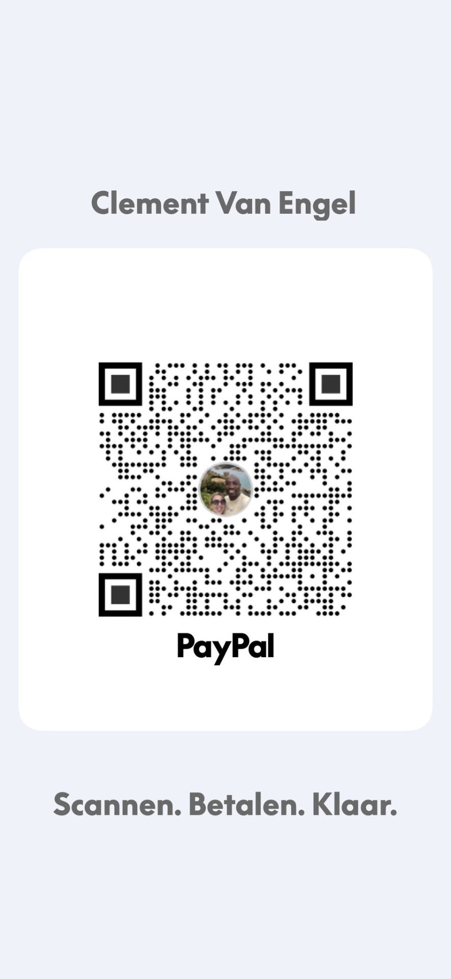 PayPal QR-code — Clement Van Engel